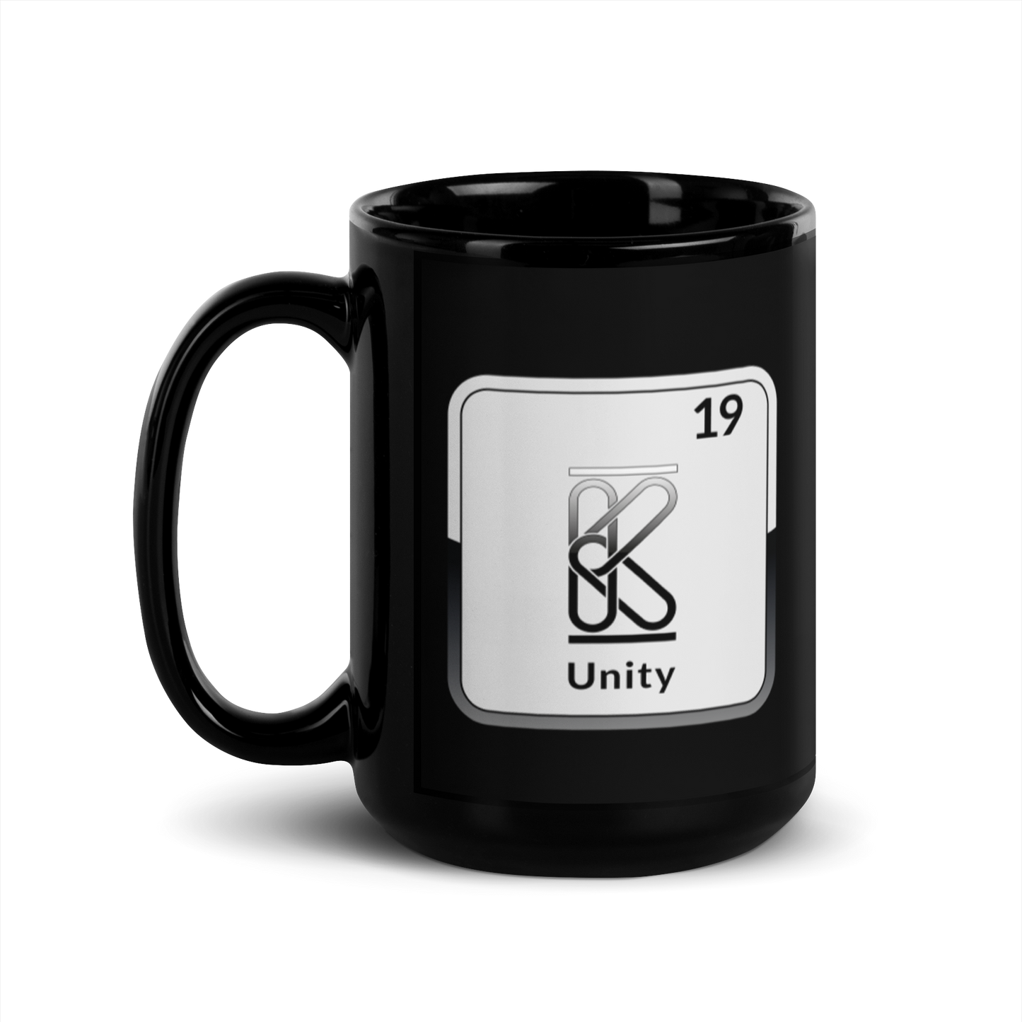 The K Element Black Glossy Mug KimUnity Soulutions 